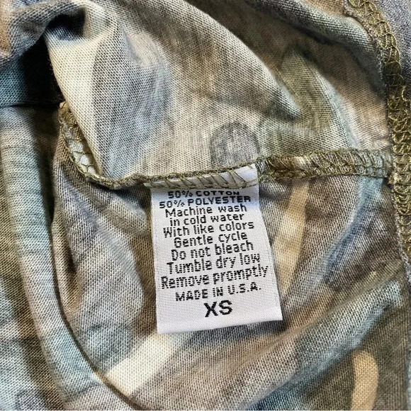 NWT XS Camo Print Graphic Tank Prince Peter Collection I Scream Ice Cream - Picture 4 of 6